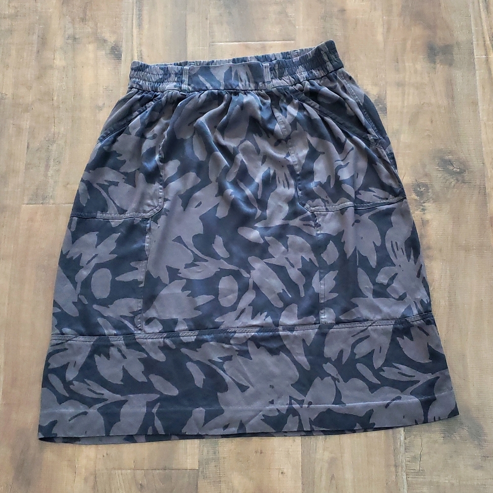 Loft Satin Midi Skirt